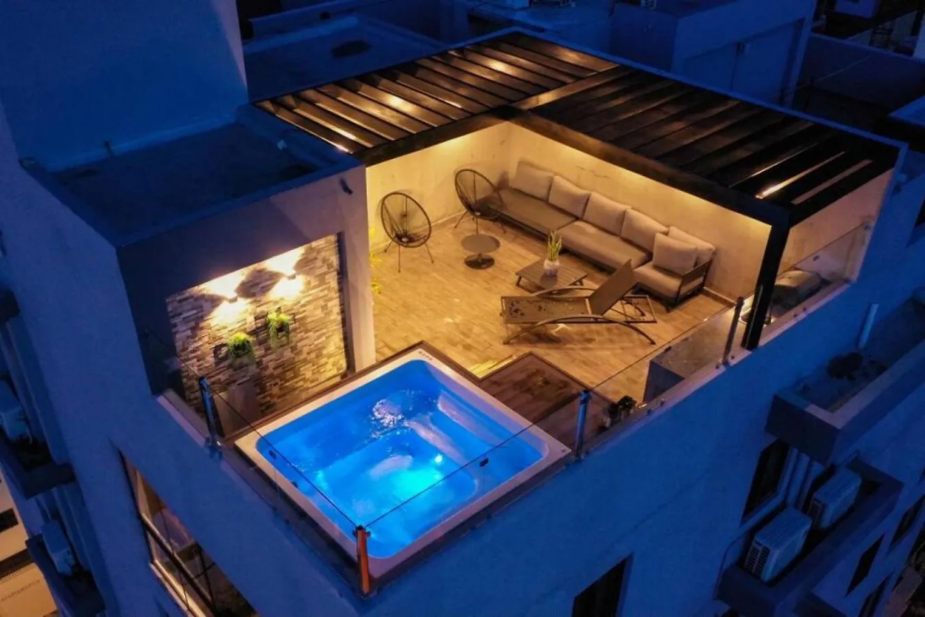Rl 604 Romantic Penthouse Pvt Terrace, Jacuzzi And Bbq Santo Domingo 0*,  Den Dominikanske Republik